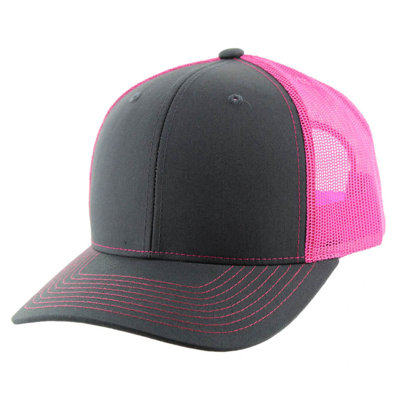 Kamel 815 Snapback Mesh Trucker Cap – Slight Curve Hat