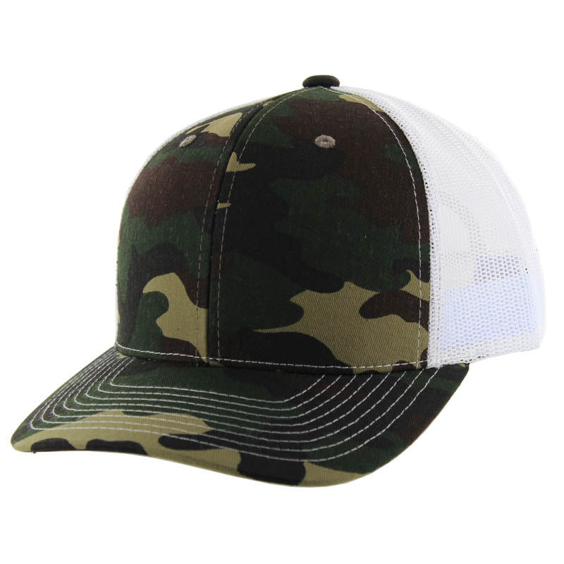 Kamel 815 Snapback Mesh Trucker Cap – Slight Curve Hat