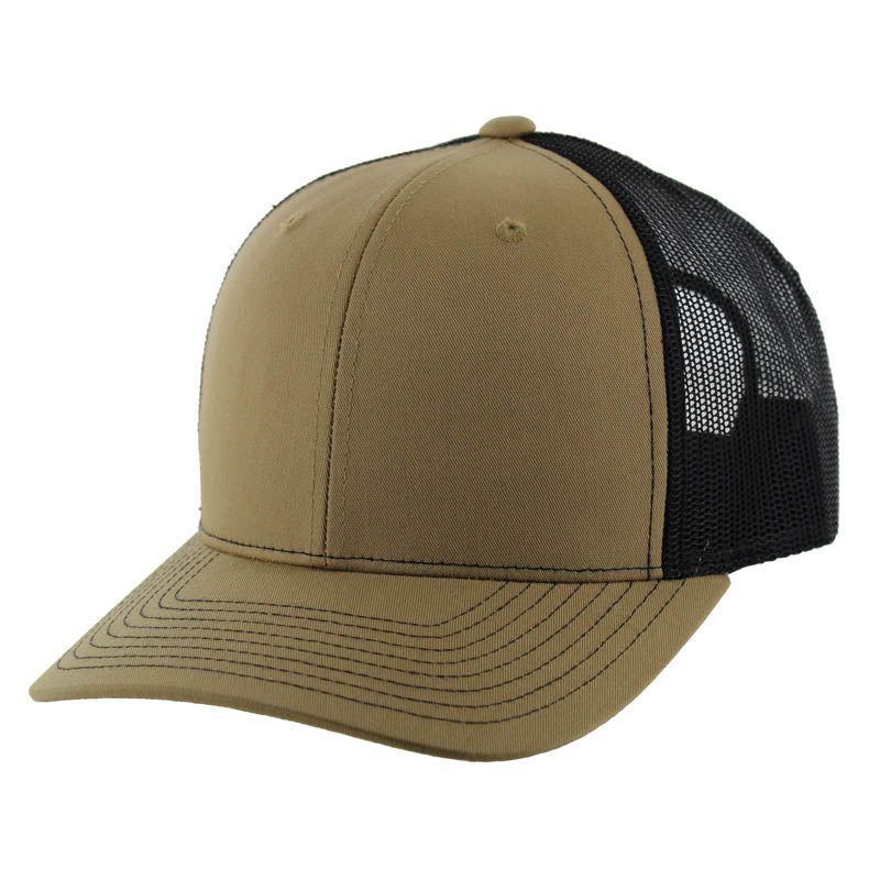 Kamel 815 Snapback Mesh Trucker Cap – Slight Curve Hat