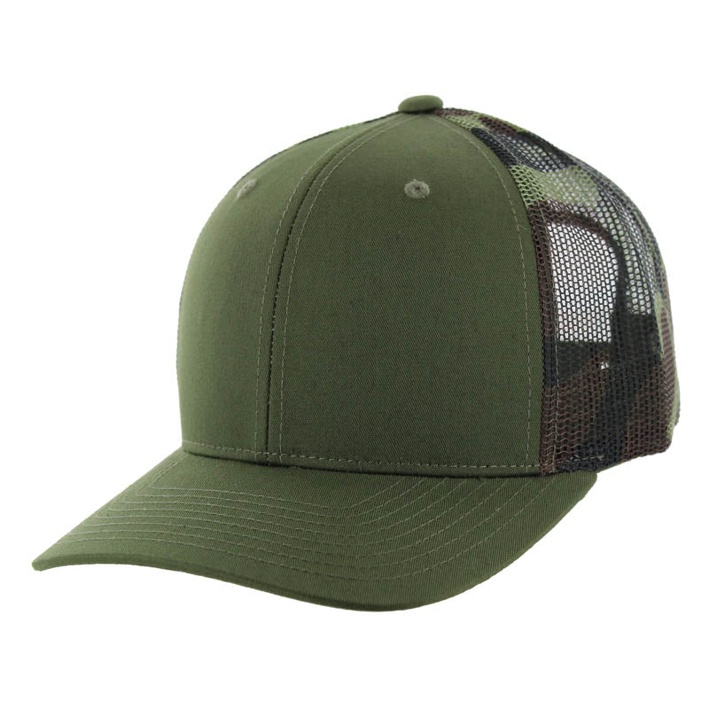 Kamel 815 Snapback Mesh Trucker Cap – Slight Curve Hat