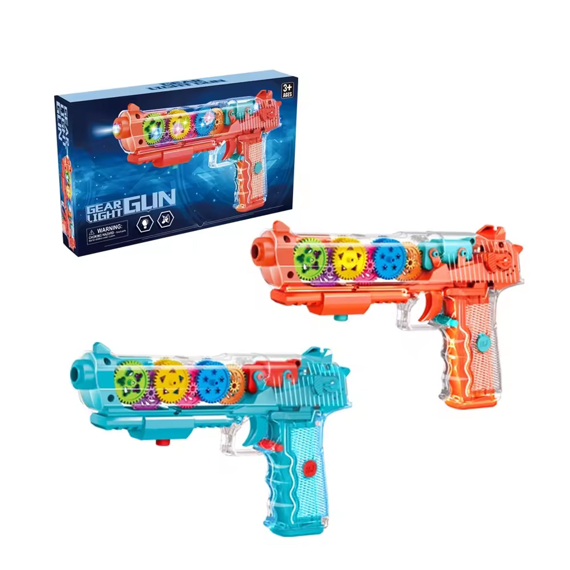 Light-Up Mechanical Toy Gun with Music Wholesale - NoveltiesMart.com Wholesale