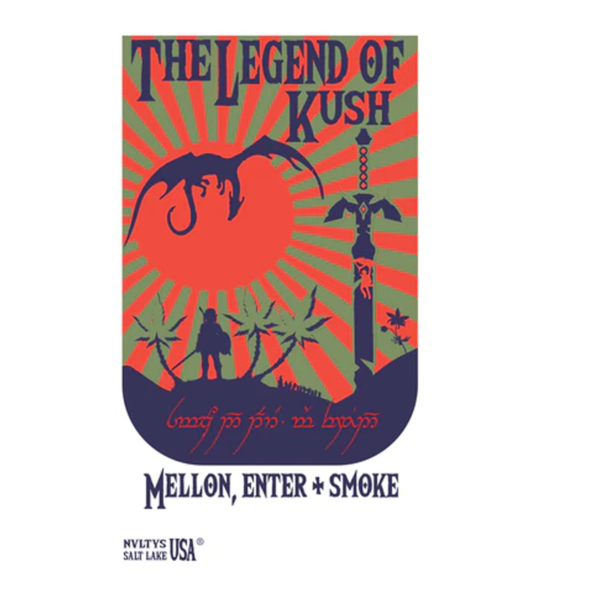 Legend of Kush Marijuana Burlap Bag Wholesale - NoveltiesMart.com Wholesale