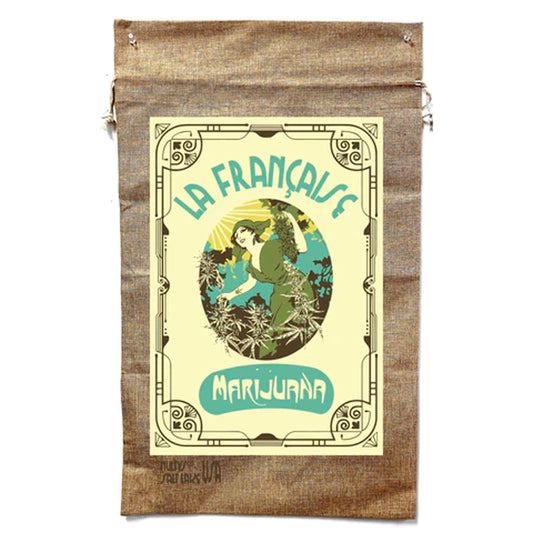 La Francaise Marijuana Burlap Bag Wholesale - NoveltiesMart.com Wholesale