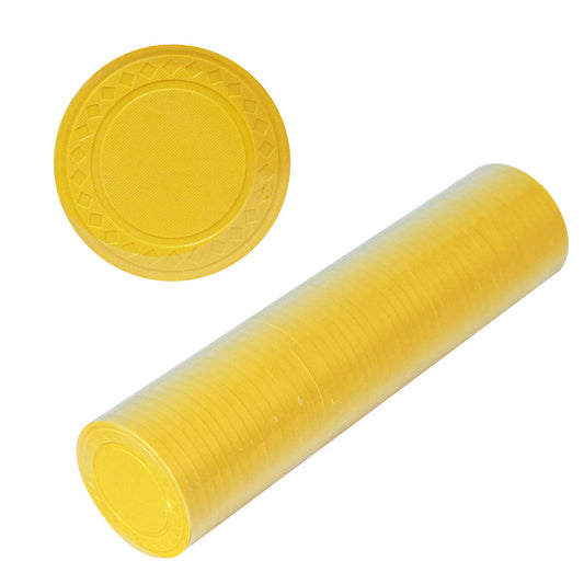 Poker Chips 8 Gram Yellow (50 PACK)