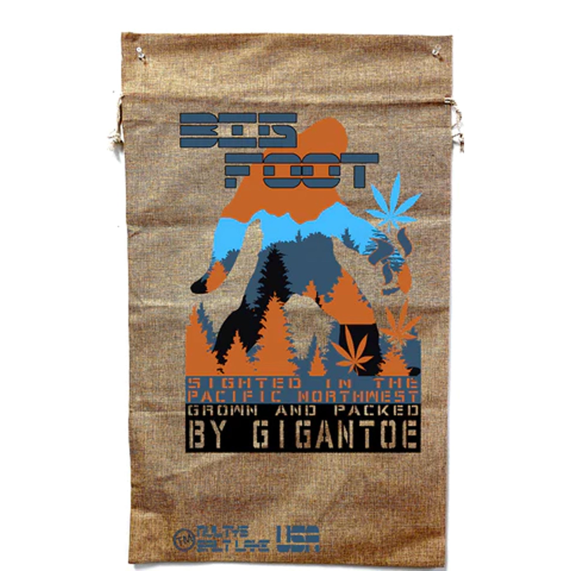 Marijuana Burlap Bag - High-Quality Drawstring Storage Wholesale - NoveltiesMart.com Wholesale