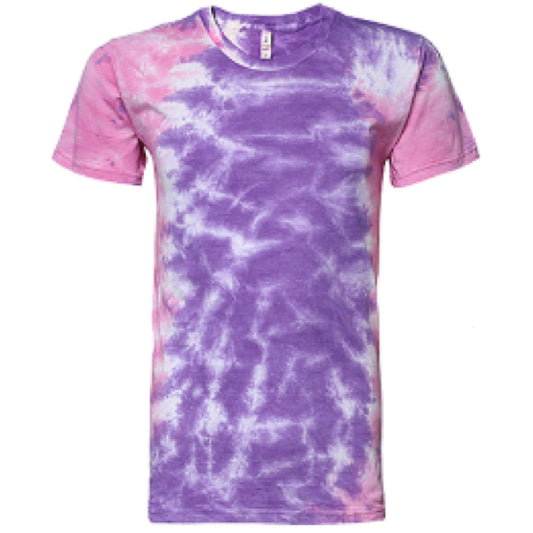 Tie-Dye Marshmallow Sky Short Sleeve T-Shirt - Soft & Stylish Comfort-Noveltiesmart.com