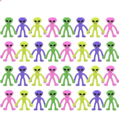 2.25-Inch Mini Bendable Alien Assortment NoveltiesMart Wholesale - NoveltiesMart.com Wholesale