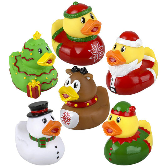 Christmas Rubber Duck Assortment 3.5" (DZ)