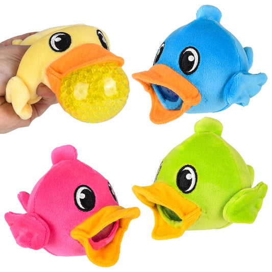 Ducky Squeezy Bead Plush Assorted 3"