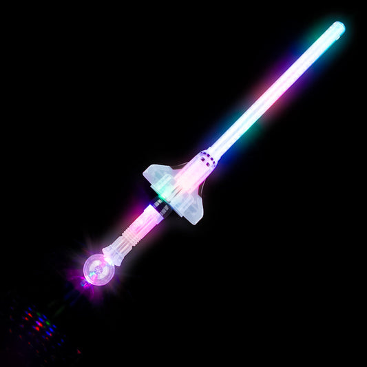 Light Up Crystal Space Shuttle Sword 28"