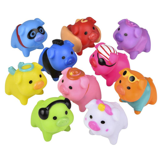 Rubber Pig Assortment 2" (50 PACK)