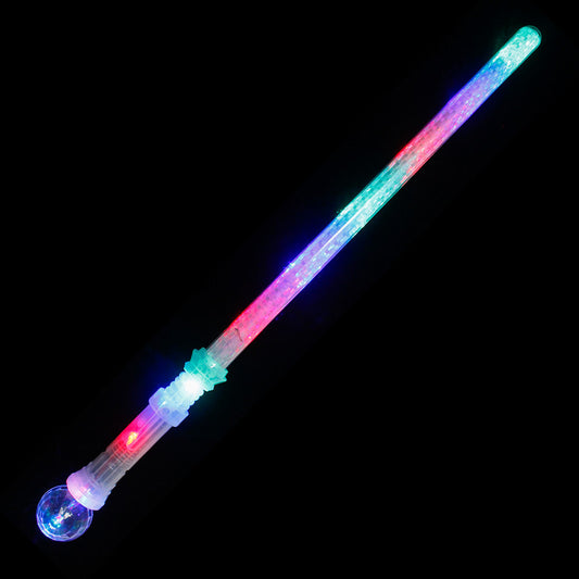 Light Up Crystal Rainbow Sword 28"