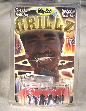 Platinum Silver Grills Billy Bob Teeth