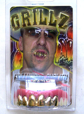 Gold Grillz Billy Bob Teeth - Wholesale Novelty Accessory