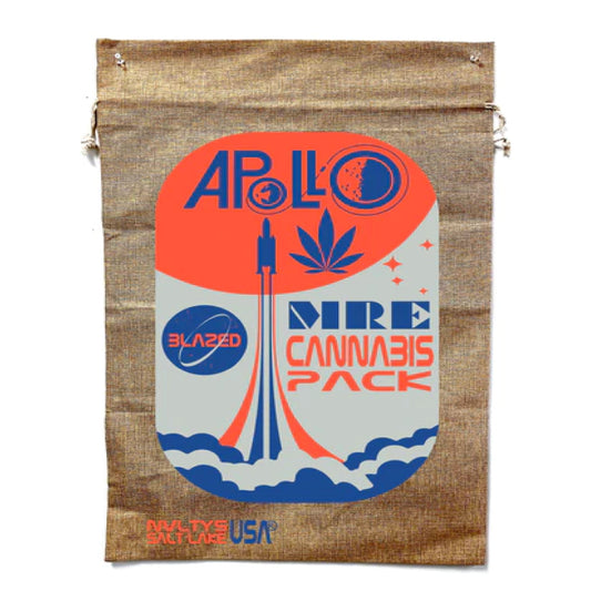 Apollo Cannabis Pack Burlap Bag – 20x32 Inch Drawstring