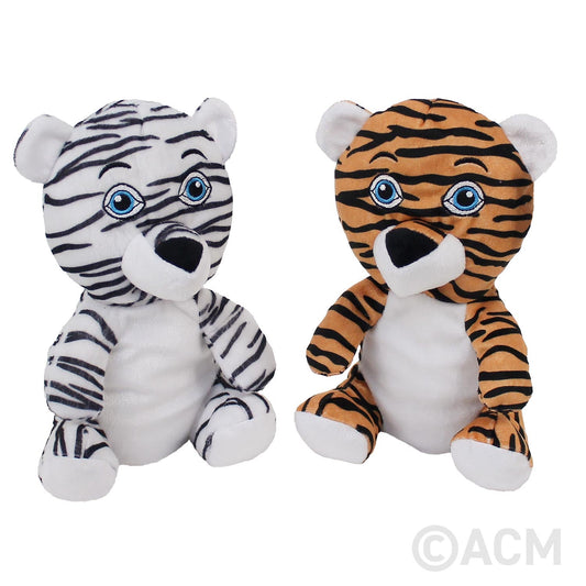 Plush Sitting Leopards 7" (DZ)