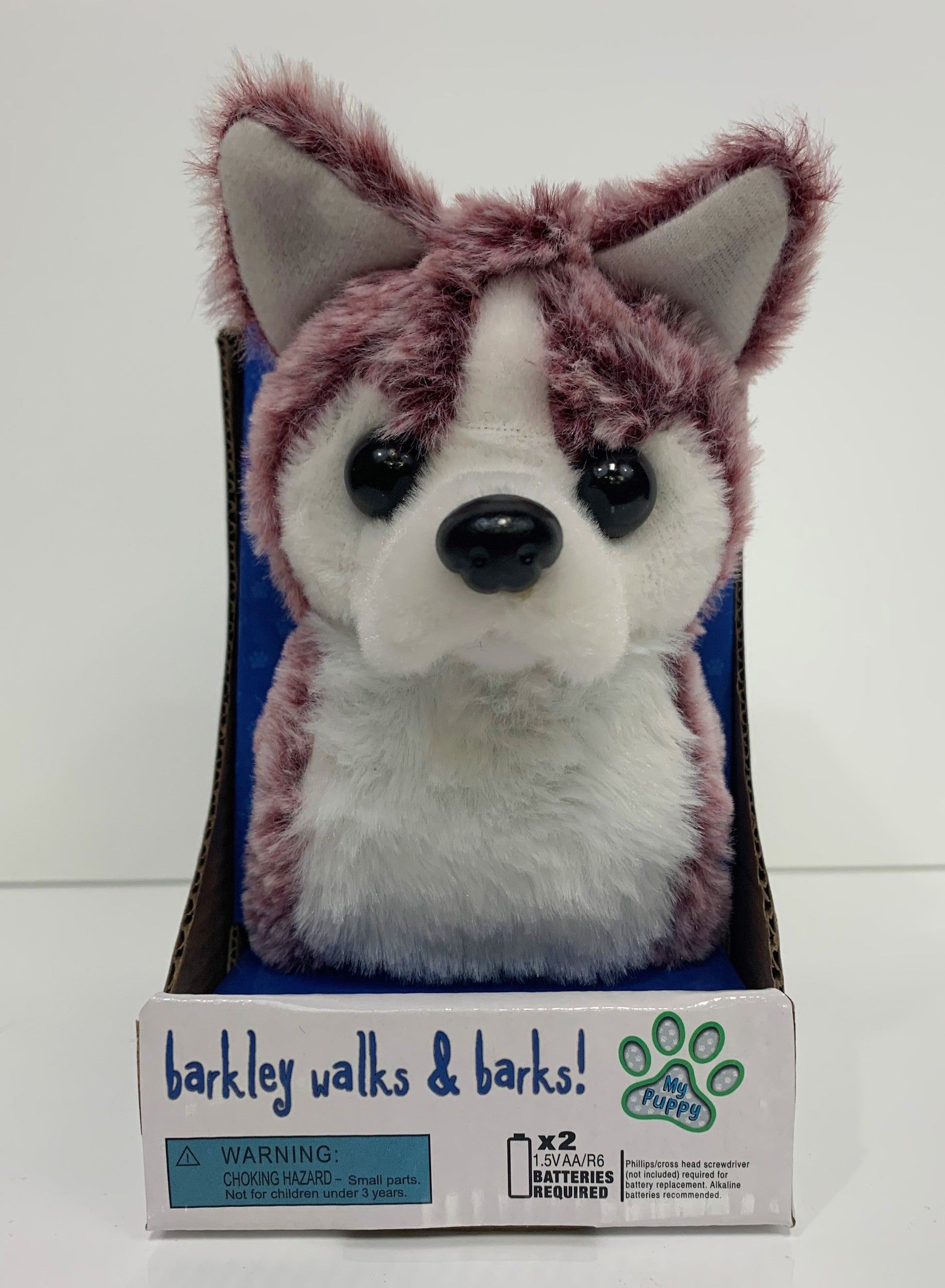 Walking Barking Cute Fluffy Toy Husky Dog (sold by the piece or dozen) - NoveltiesMart.com Wholesale