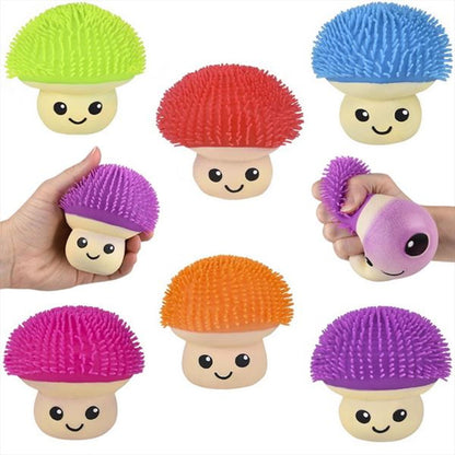 Puffer Mushroom – Wholesale Air-Filled Squeezy Toy  (Sold By 48 PCS)