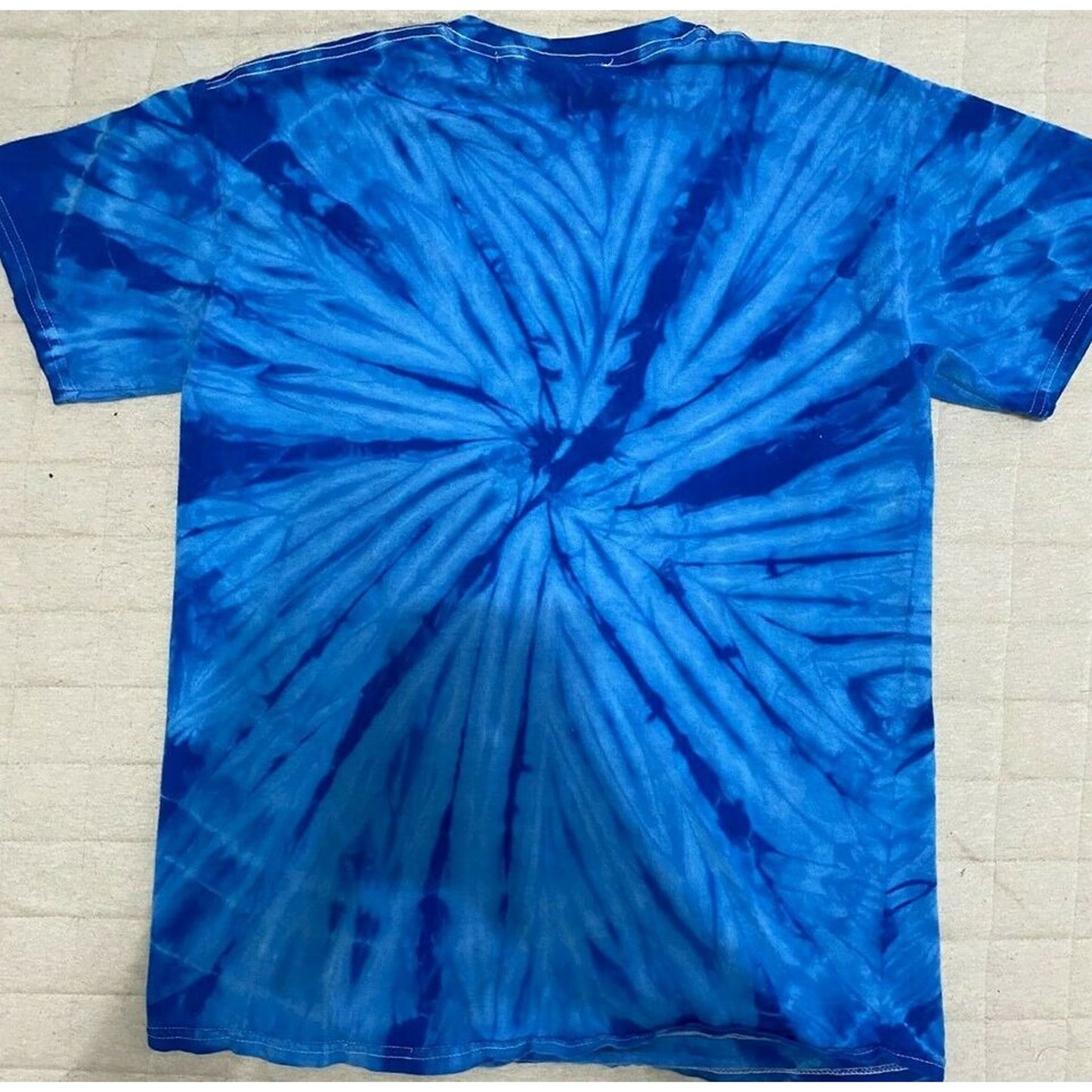 Royal Blue Petite Spider Tie-Dyed Tee Shirt - NoveltiesMart.com Wholesale