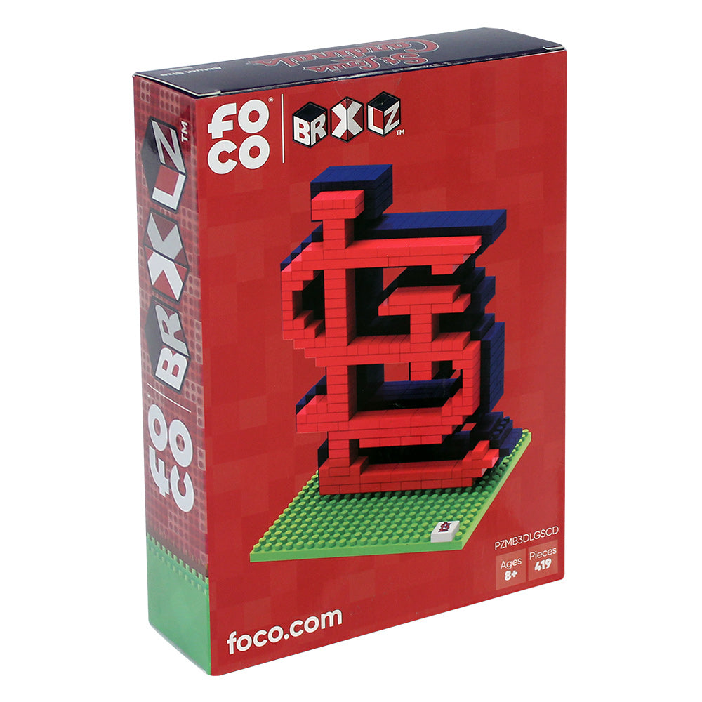 BRXLZ Cardinals Logo Construction Toy