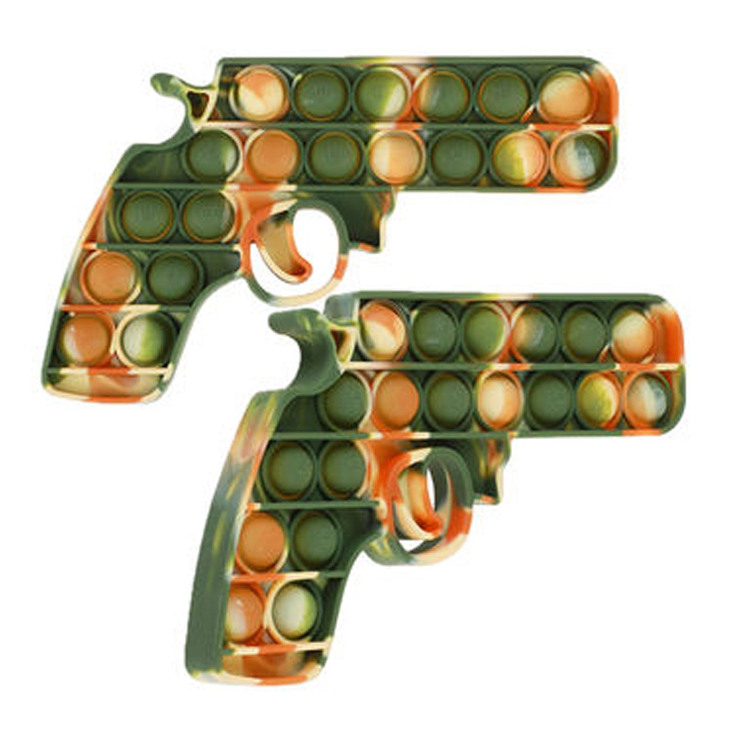 Gun-Shaped Bubble Pop It Silicone Stress Reliever Toy - NoveltiesMart.com Wholesale