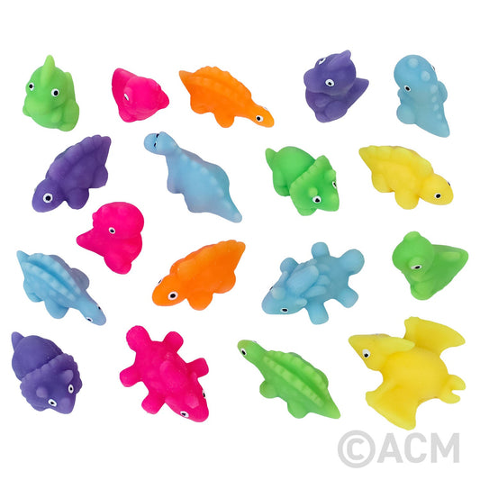 Squishy Mochi Dinosaurs 1.5" (100 PACK)