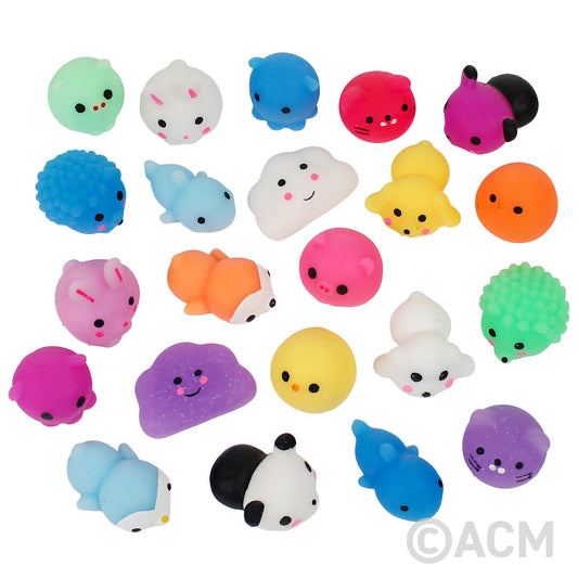 Squishy Mochi Toys 1.5" (100 PACK)