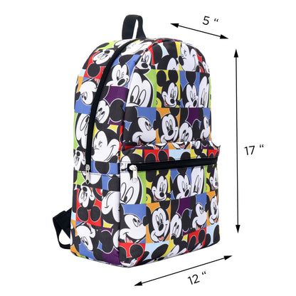 12 Bulk 17" Kids Backpacks in Assorted Prints & 12 Wholesale School Supply Kits of Your Choice