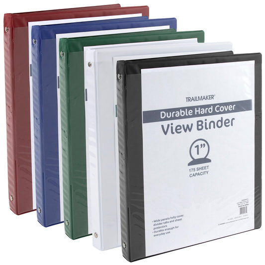 1 Inch Hard Cover Binders NoveltiesMart Wholesale