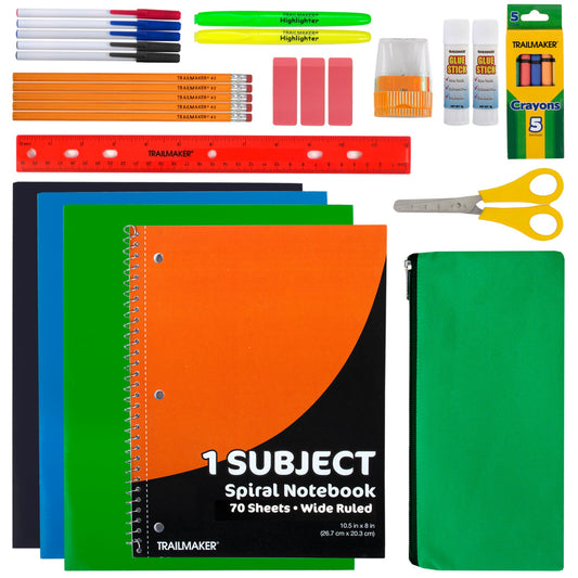 30 Piece School Supply Kit NoveltiesMart Wholesale