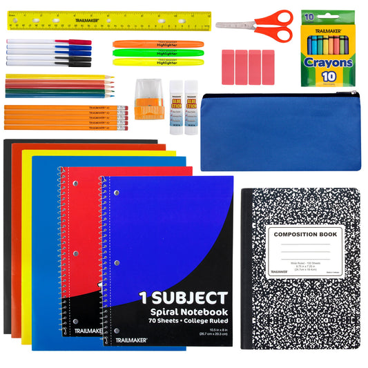 45 Piece School Supply Kit Set NoveltiesMart Wholesale