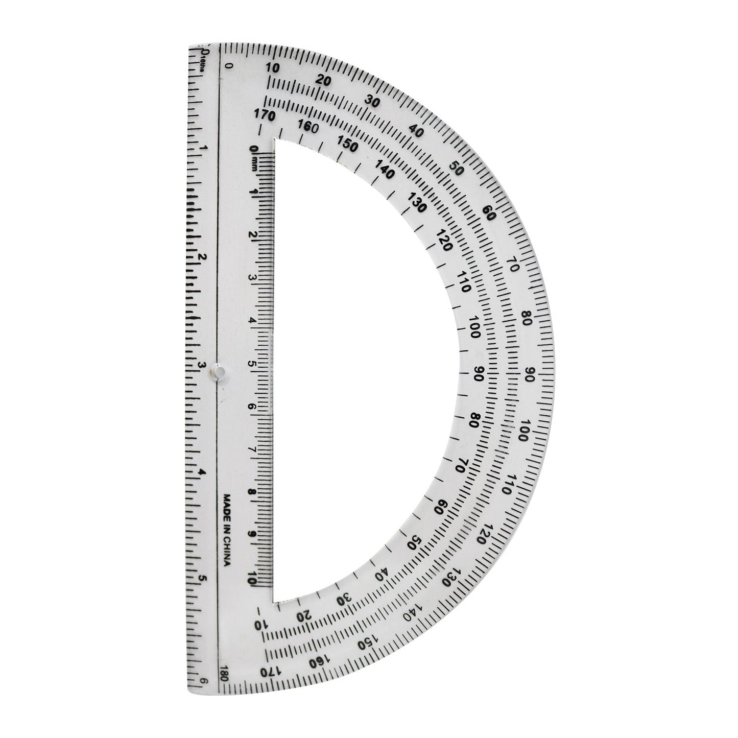 180 Degree Protractors - Bulk School Supplies Wholesale Case of 48 Protractors