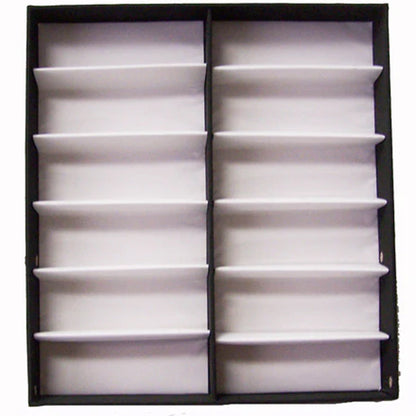 12 Pair Black Cover Sunglass Counter Tray