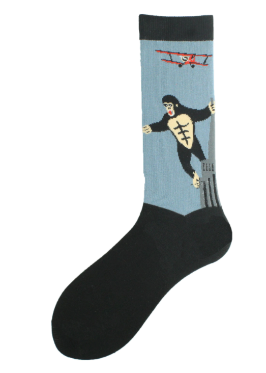 Kong Unisex Crew Socks Wholesale (sold by the 3 pair) - NoveltiesMart.com Wholesale