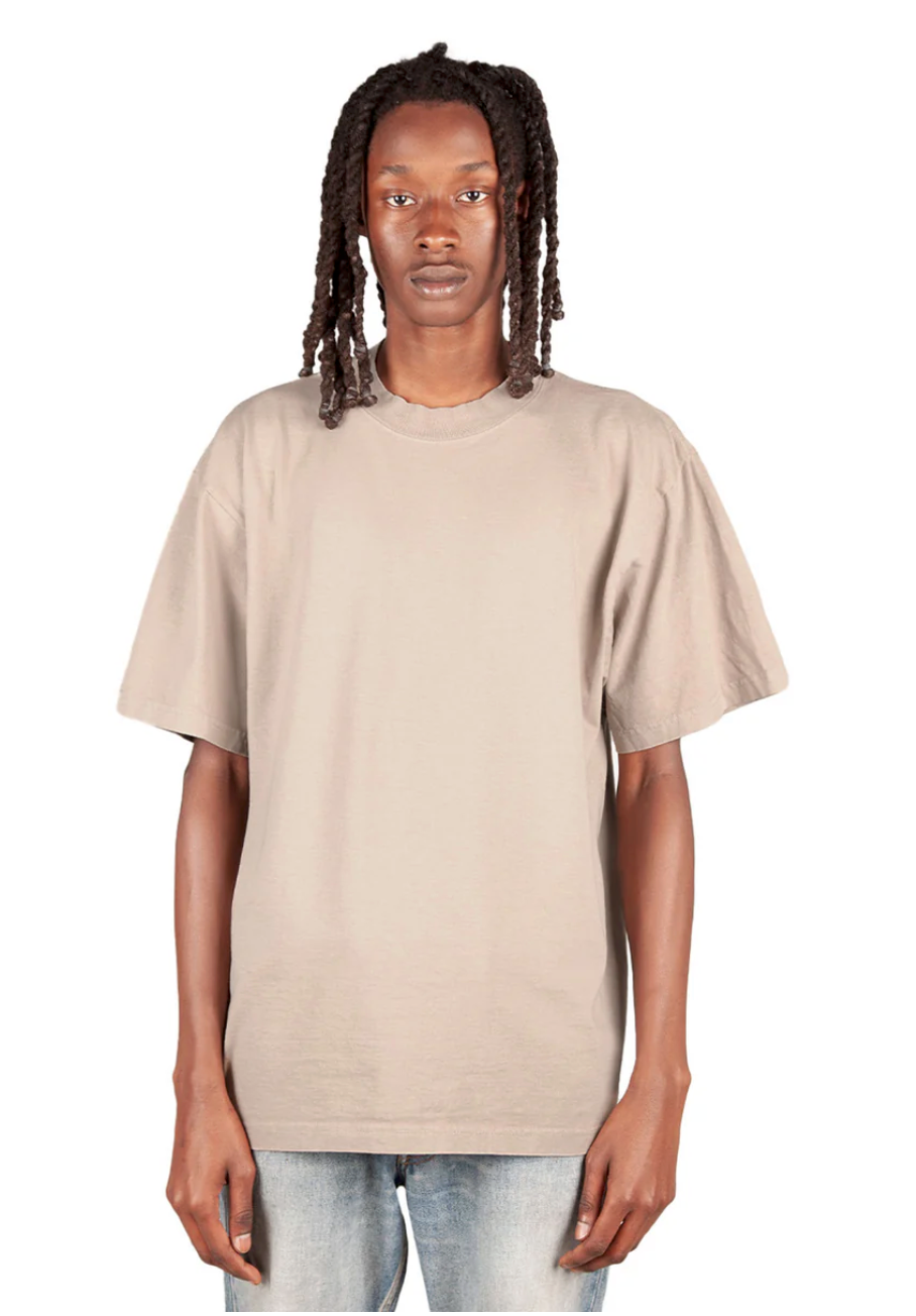 "Shaka Wear 7.5oz Max Heavyweight Garment Dye T-Shirt - Durable Streetwear Staple"