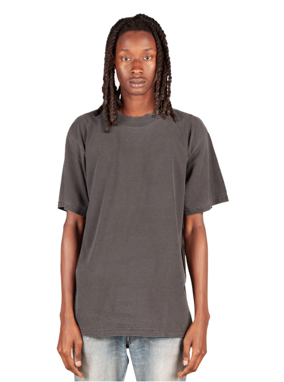 "Shaka Wear 7.5oz Max Heavyweight Garment Dye T-Shirt - Durable Streetwear Staple"