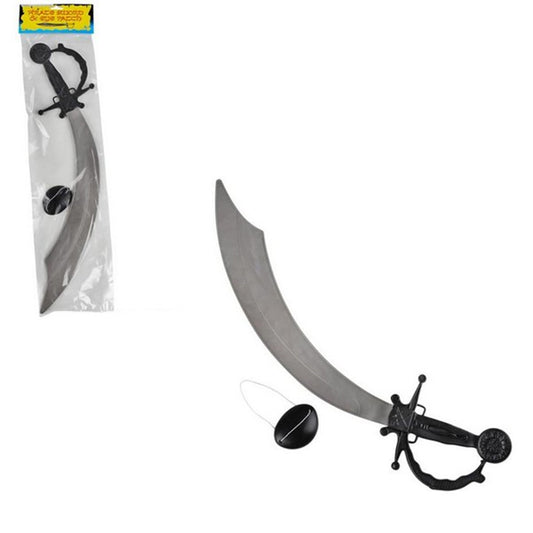 Pirate Sword with Eye Patch - 19 Inches -(Pack Of 36 PCS)