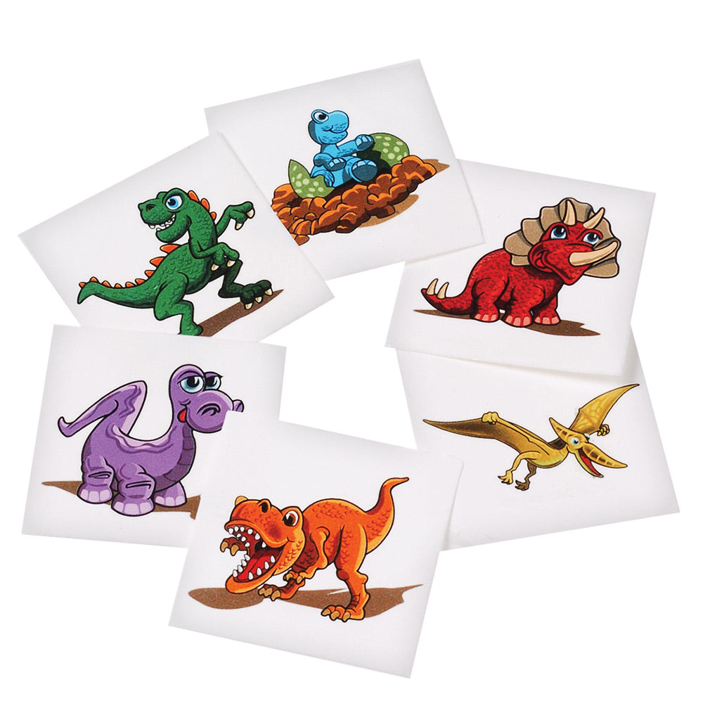 Tattoos - Dinosaur Assortment 1-1/2" (144 PACK)