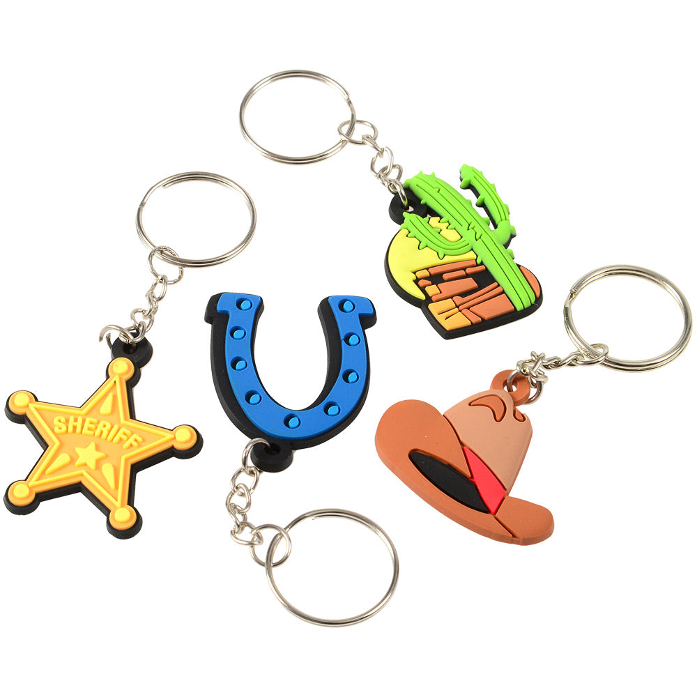 Western Rubber Keychains (DZ)