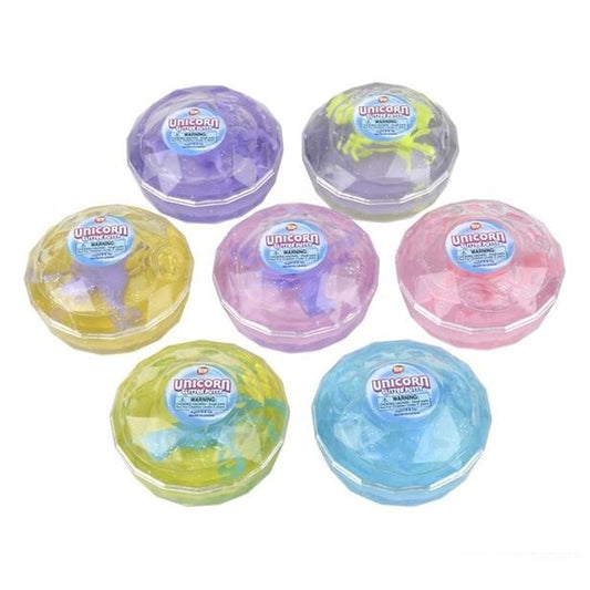 Unicorn Glitter Putty Toy – 2 1/4 Inches – Wholesale  (Sold By 60 PCS)