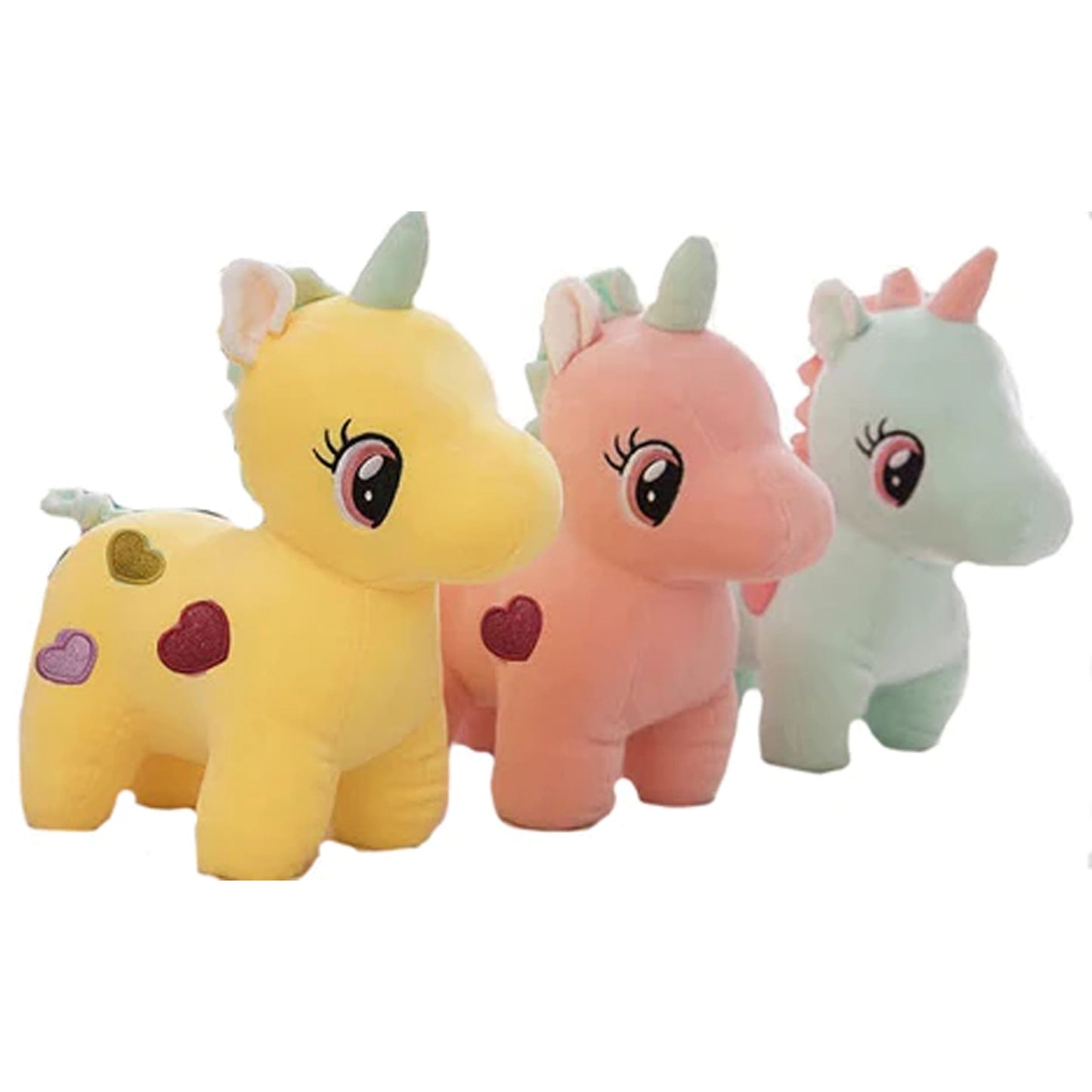 Light Up 15" Plush Heart Unicorn Toy For Kids - NoveltiesMart.com Wholesale