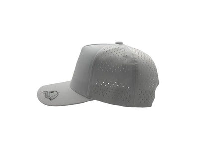 Laser Performance Perforated 5 Panel Cap - Adjustable Curved Bill