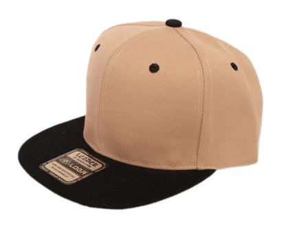 Leader LOGA 6-Panel Structured Flat Visor Two-Tone Snapback Cap