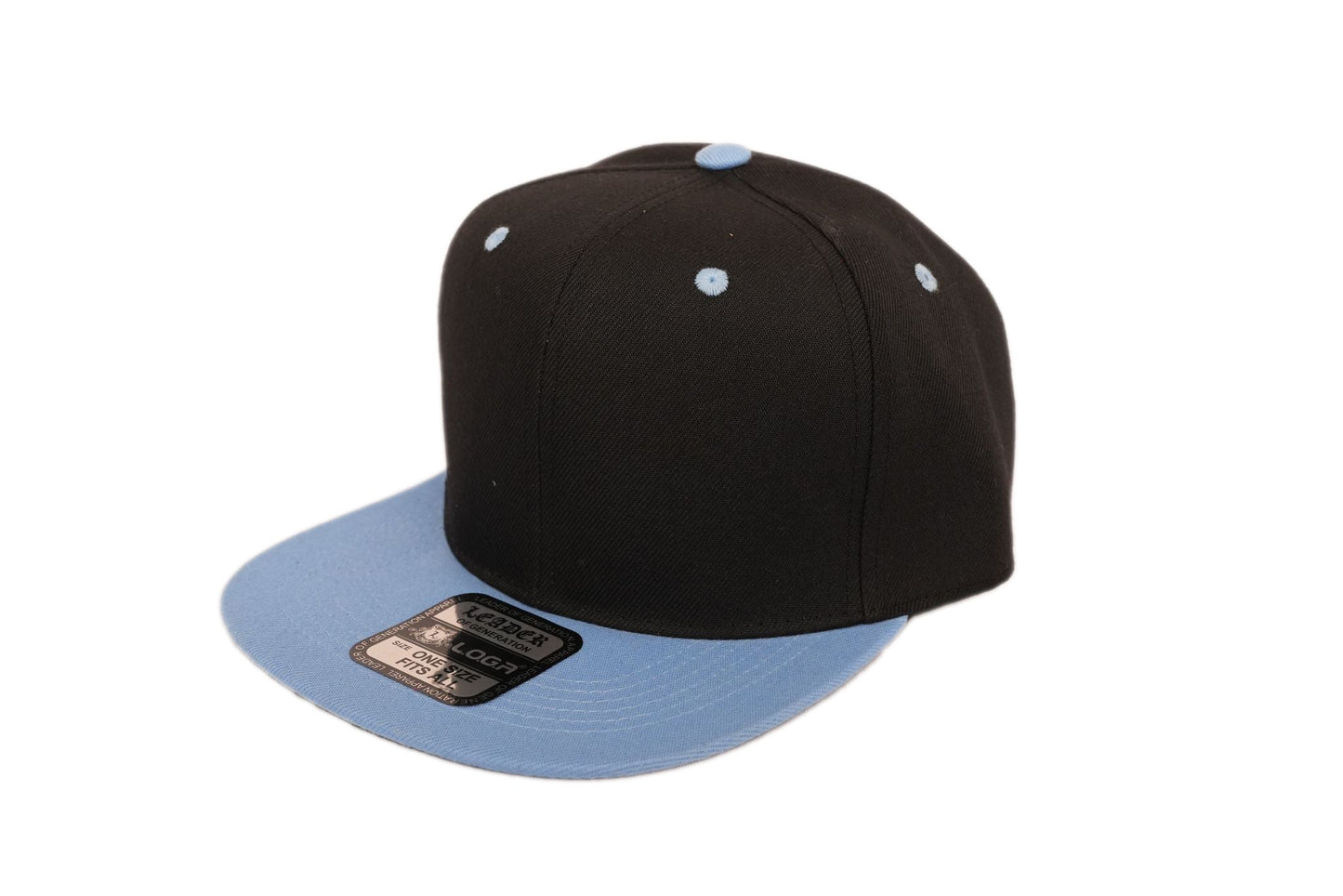 Leader LOGA 6-Panel Structured Flat Visor Two-Tone Snapback Cap