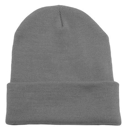 Soft Warm Long Beanie Ski Cap Unisex Multicolor (Pack of 12)