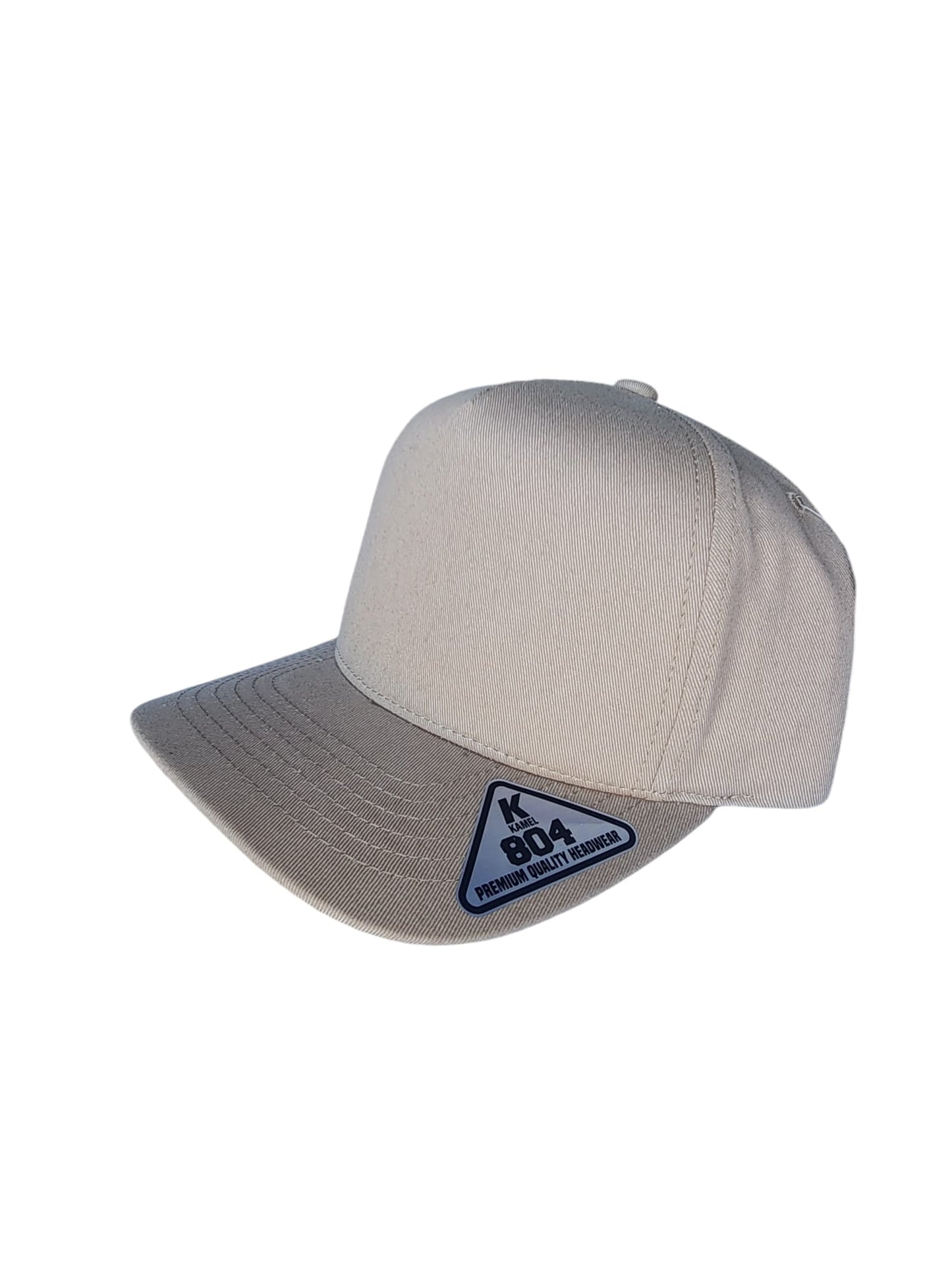 Kamel 804 5 Panel High Crown Slight Curve Trucker Snapback Cap