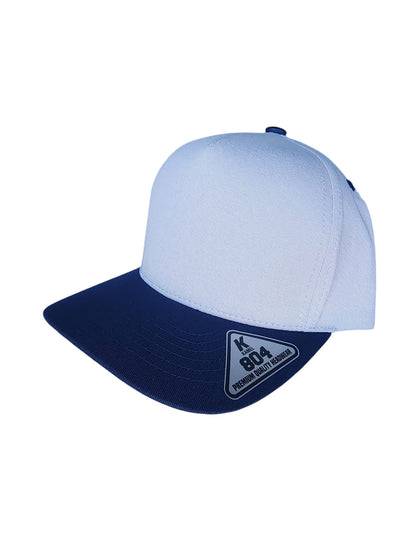 Kamel 804 5 Panel High Crown Slight Curve Trucker Snapback Cap