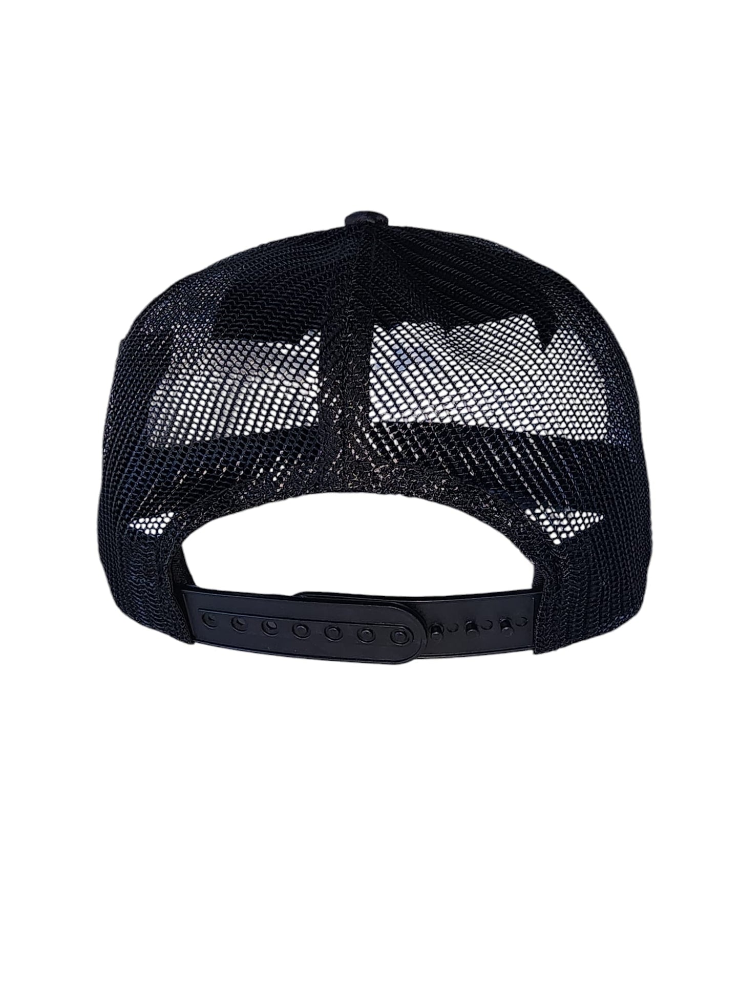 Kamel K707 Hybrid Trucker 7 Panel Flat Adjustable Snapback Mesh Trucker Cap