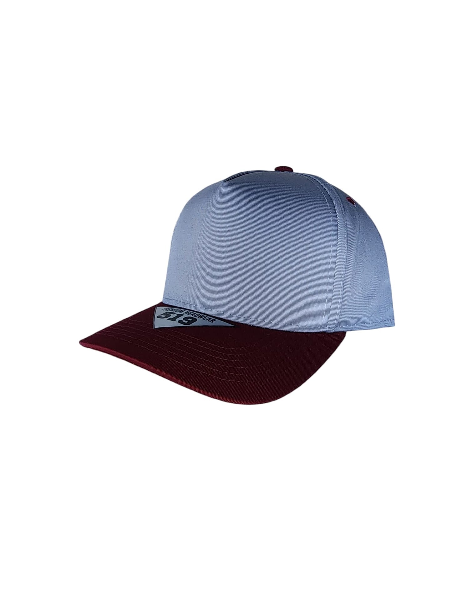 519 Blank Plain Cotton Twill Five Panel Pro Style Cap