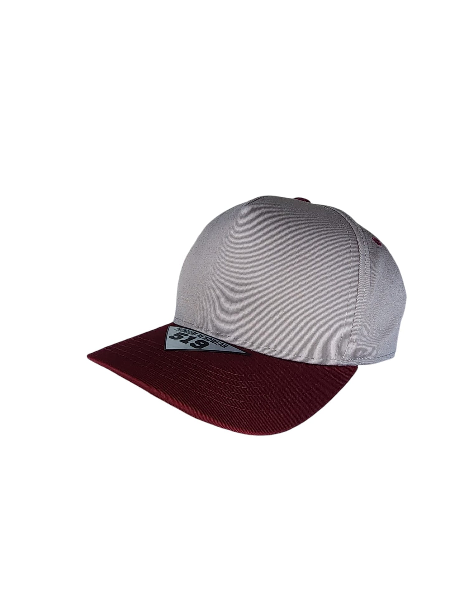 519 Blank Plain Cotton Twill Five Panel Pro Style Cap